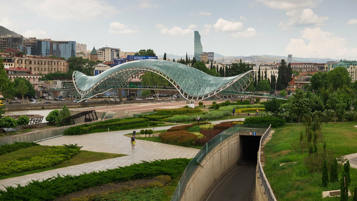 Мост, парк Рике, канатка Мост, парк Рике, канатка